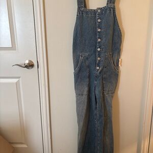 New with tags Free People Jean jumpsuit